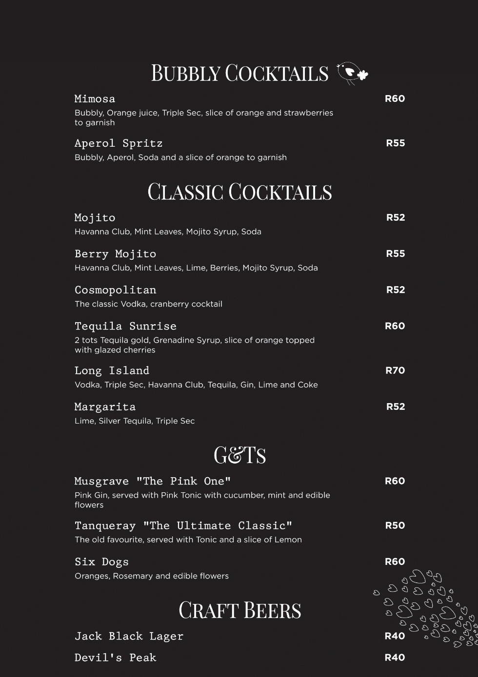 Happily Ever Laughter Menu 2022_Wine List_Page 2